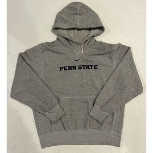 Vtg Nike Center Swoosh Sweatshirt Mens L Gray Penn State Nittany Lions College